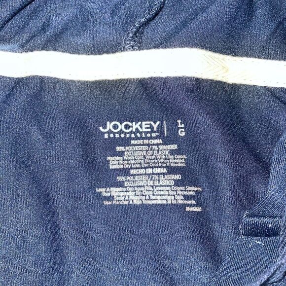 πNWT Jockey Sleep Cropped Blue Hoodie Size Large - Picture 5 of 13